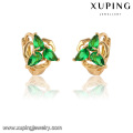 28230-Xuping Jewelry Fashion Diamond Huggie Earrings